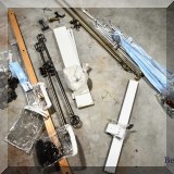 D28. Curtain rods. 